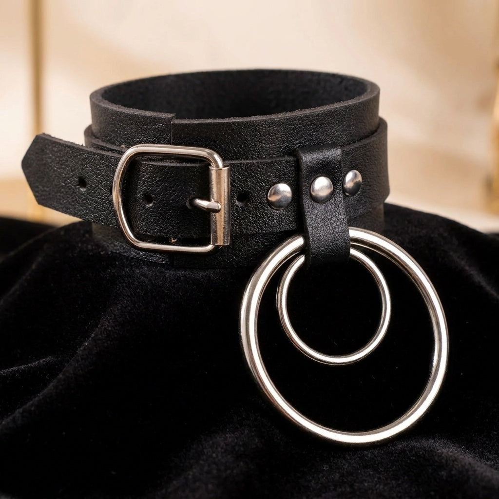 Détail de la boucle réglable du bracelet de cheville Séléné